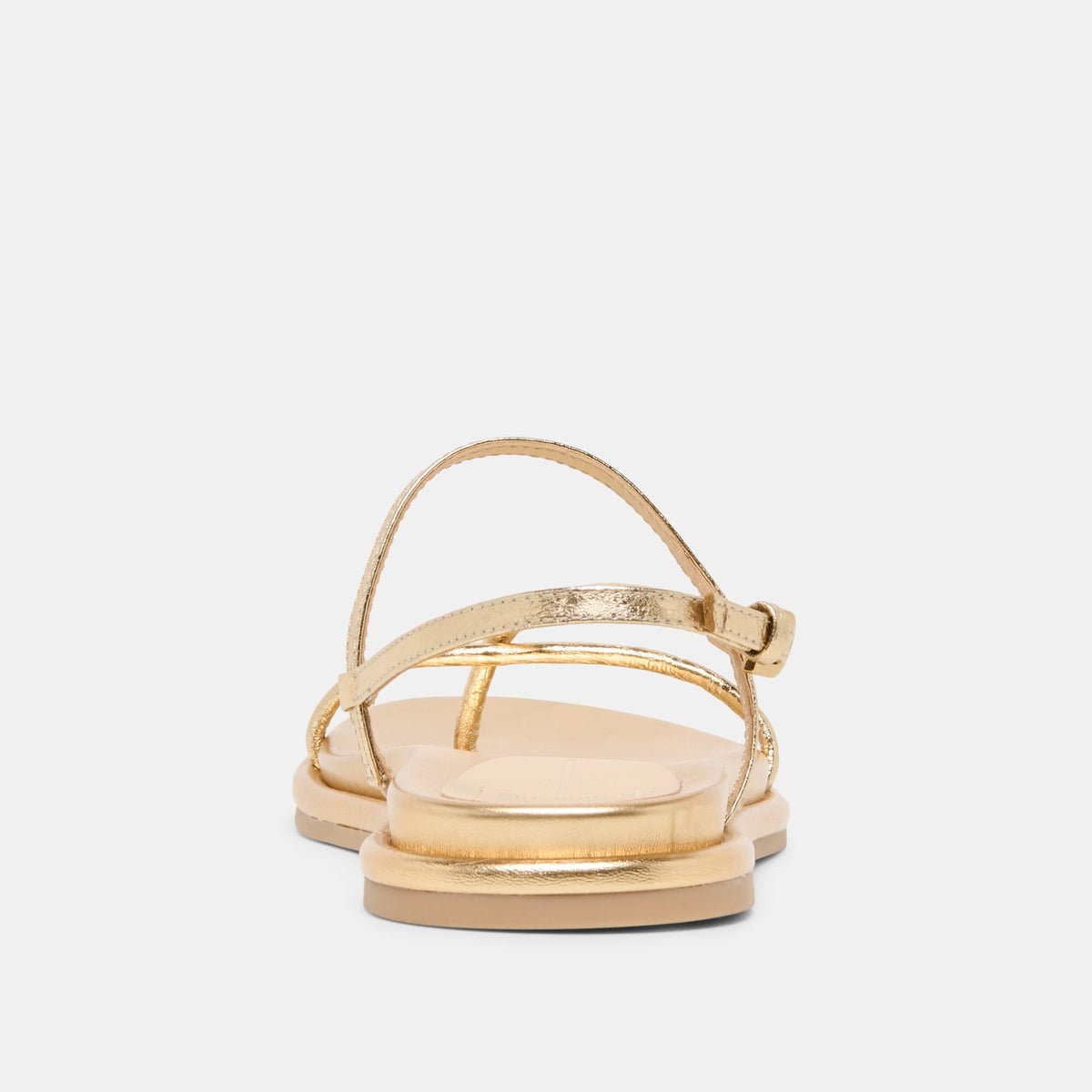 Dom Gold Distressed Leather Sandals | Dolce Vita