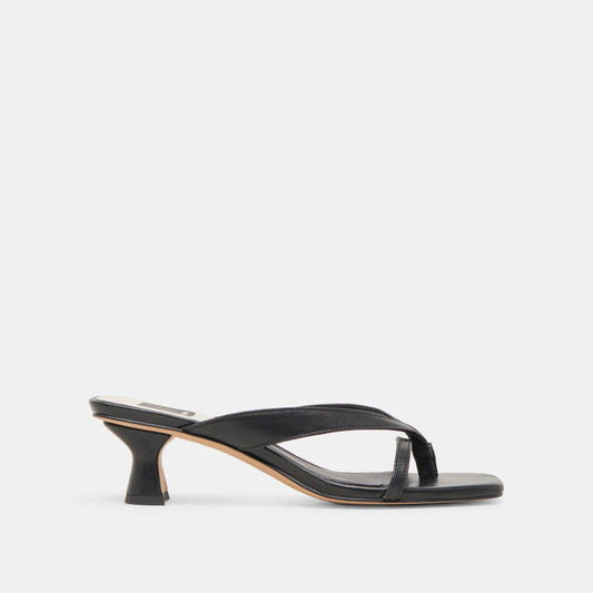 BREVEL HEELS ONYX LEATHER
 – Dolce Vita | Dolce Vita