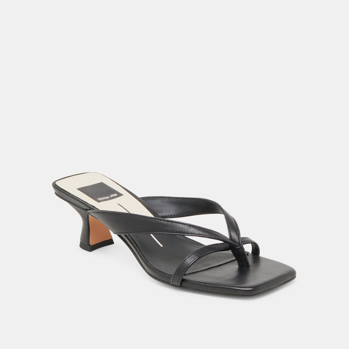 BREVEL HEELS ONYX LEATHER
 – Dolce Vita | Dolce Vita