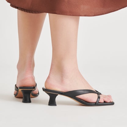 BREVEL HEELS ONYX LEATHER
 – Dolce Vita | Dolce Vita