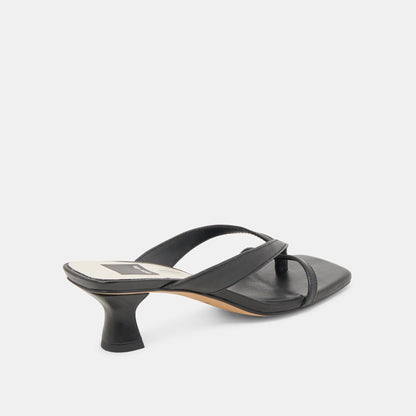 BREVEL HEELS ONYX LEATHER
 – Dolce Vita | Dolce Vita