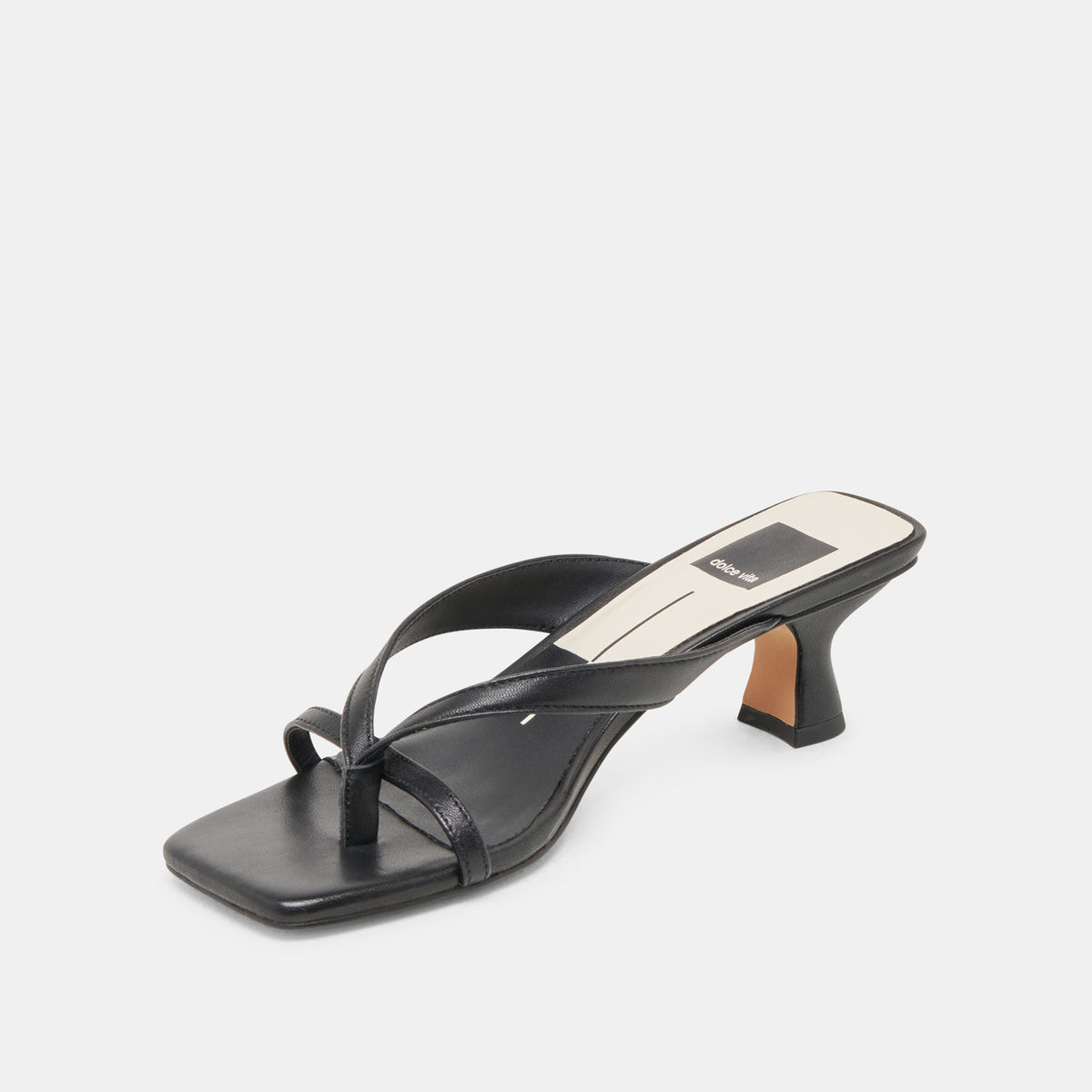 BREVEL HEELS ONYX LEATHER
 – Dolce Vita | Dolce Vita