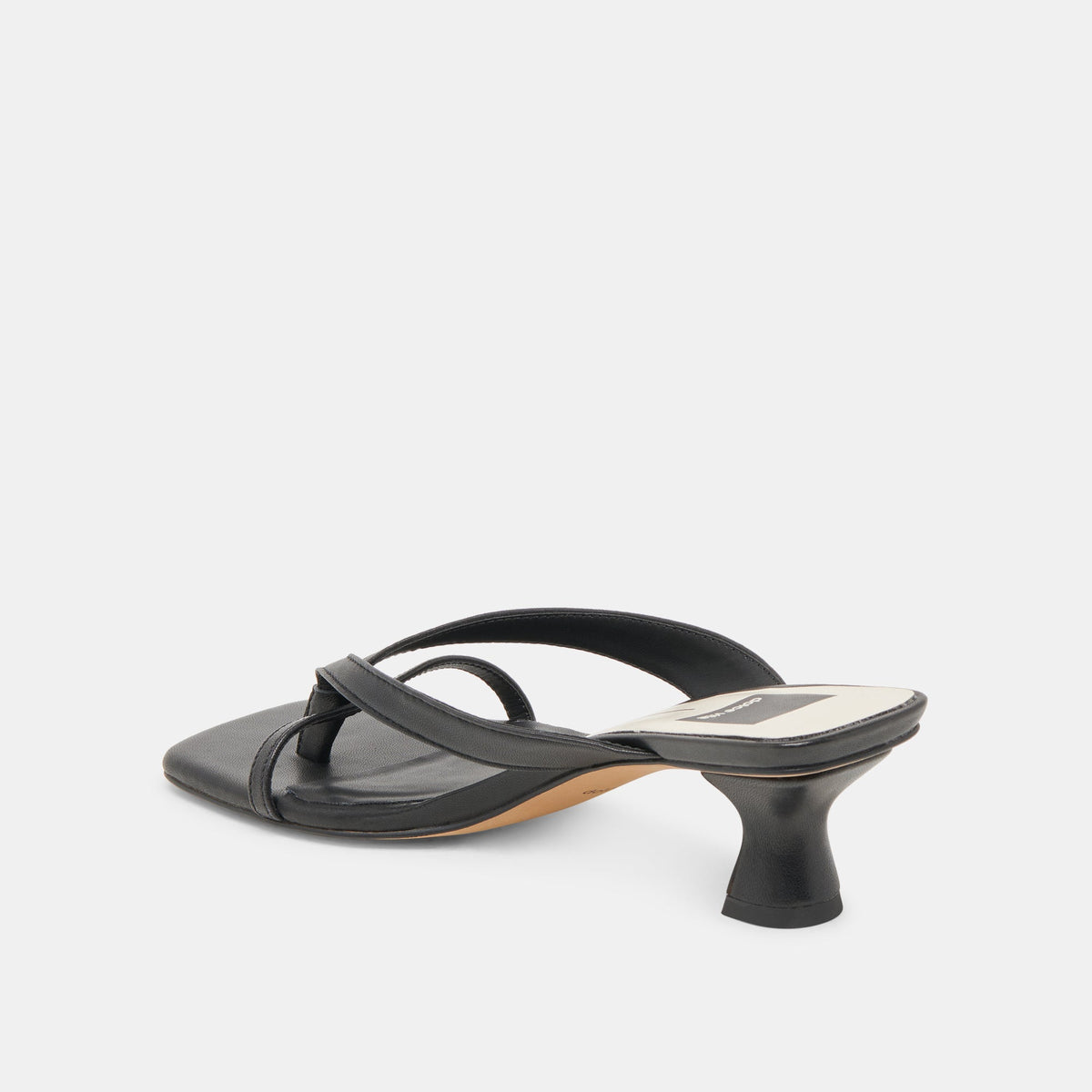 BREVEL HEELS ONYX LEATHER
 – Dolce Vita | Dolce Vita