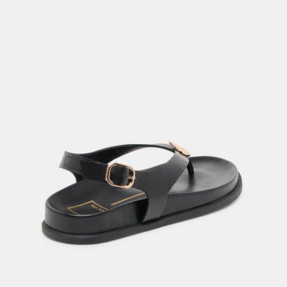 Jony Black Leather Sandals | Dolce Vita