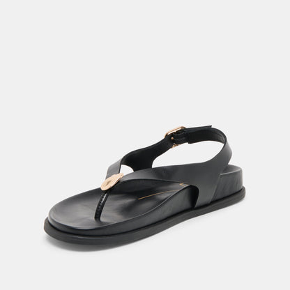 Jony Black Leather Sandals | Dolce Vita