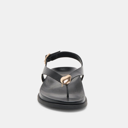 Jony Black Leather Sandals | Dolce Vita