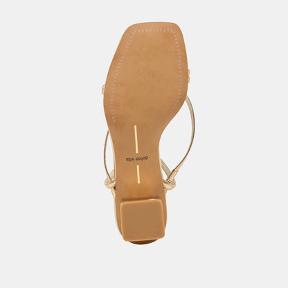 KARLOS SANDALS GOLD METALLIC STELLA
 – Dolce Vita | Dolce Vita