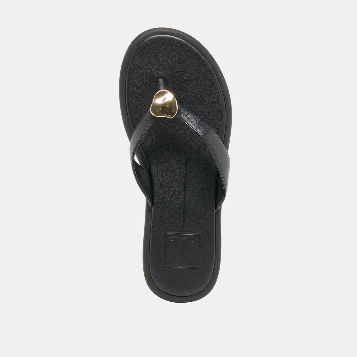 Jaina Black Leather Sandals | Dolce Vita