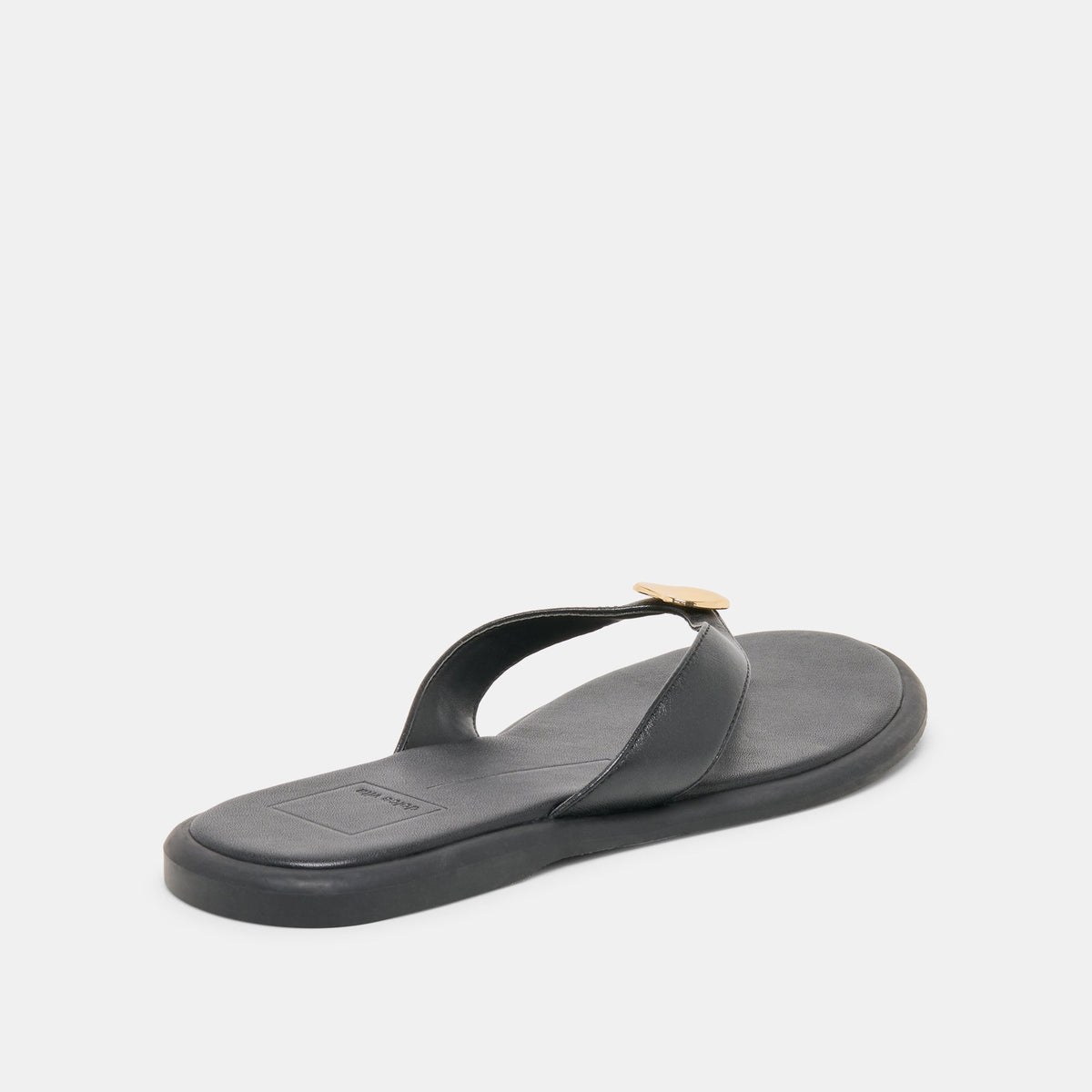 Jaina Black Leather Sandals | Dolce Vita