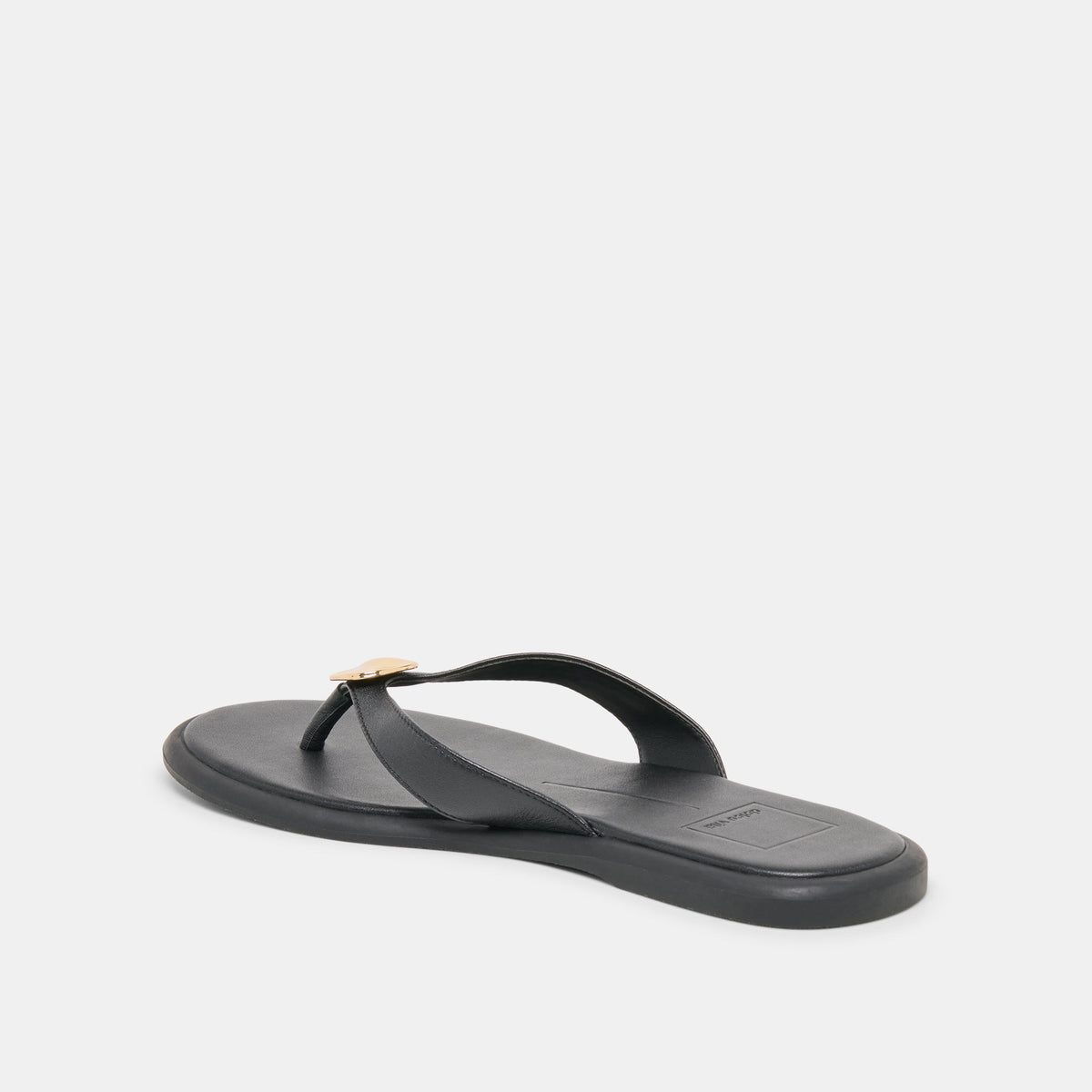 Jaina Black Leather Sandals | Dolce Vita