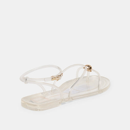 Kenley Vinyl Crystal Jelly Sandals | Dolce Vita