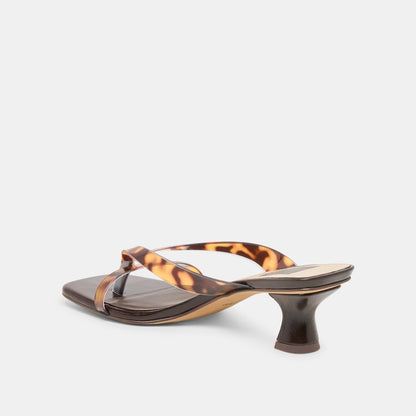 Brevel Vinyl Tortoise Jelly Heels | Dolce Vita
