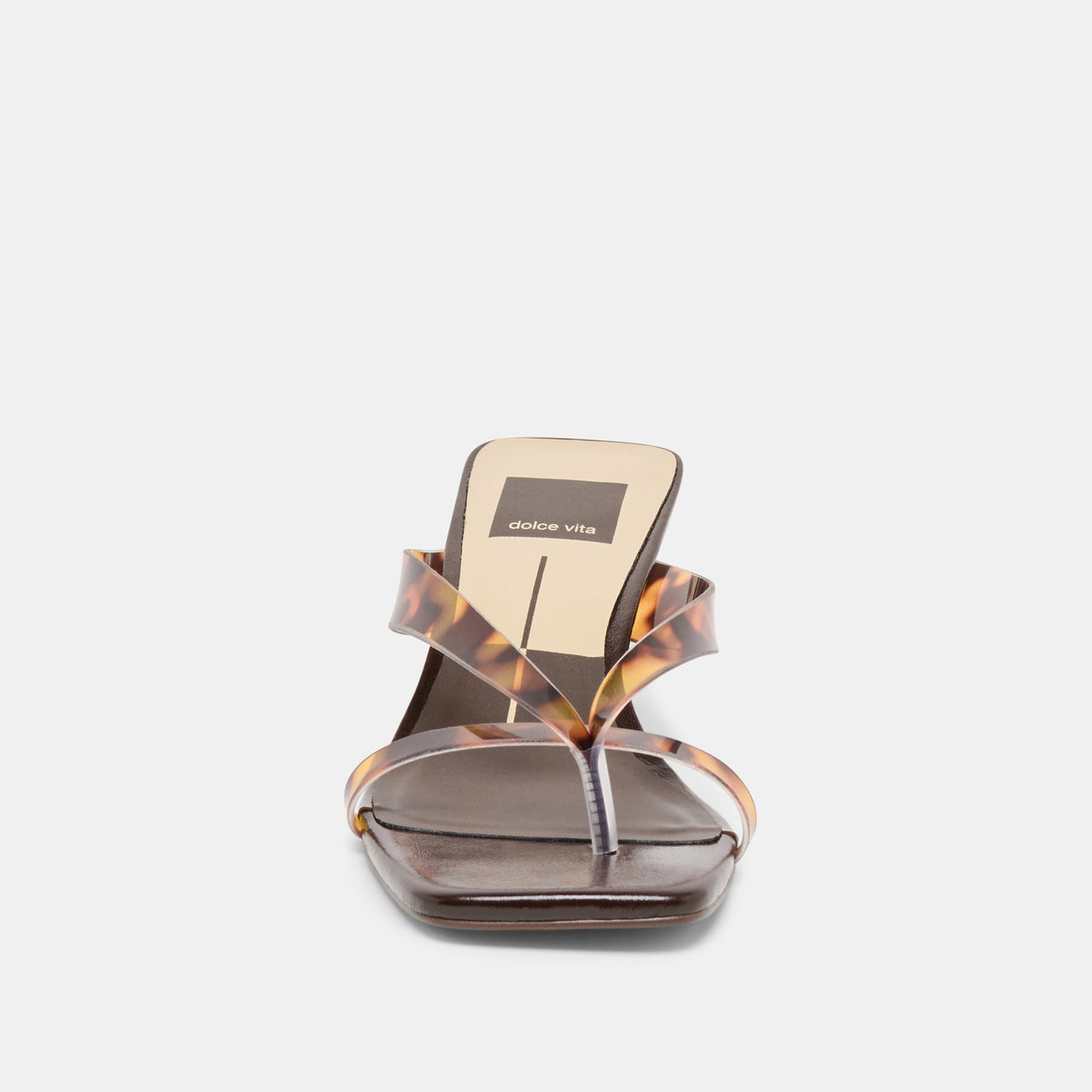 Brevel Vinyl Tortoise Jelly Heels | Dolce Vita