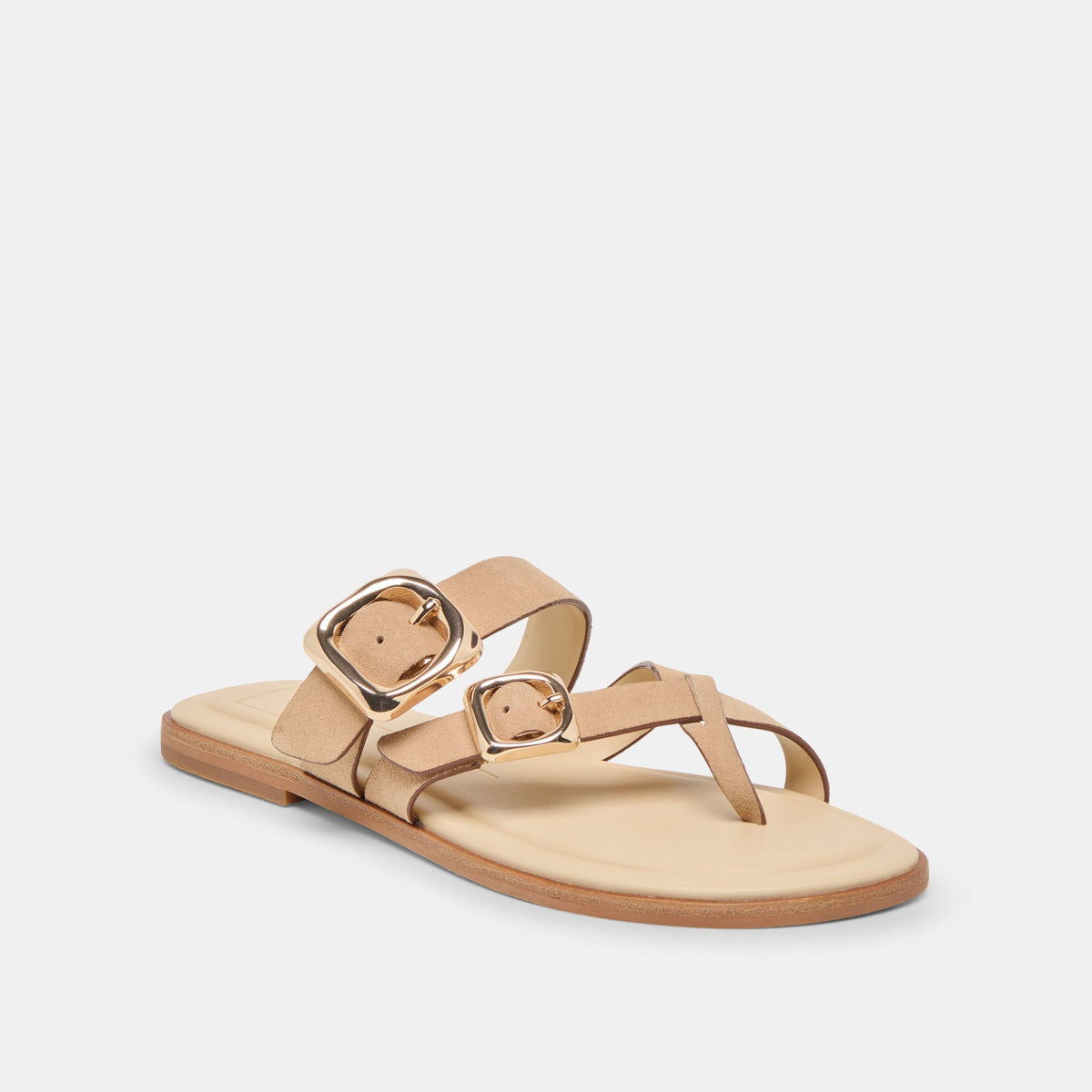 Shore Camel Suede Sandals | Dolce Vita