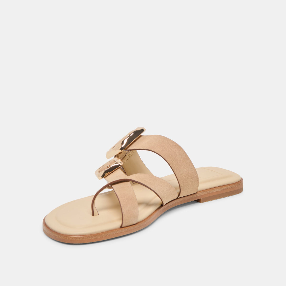 Shore Camel Suede Sandals | Dolce Vita