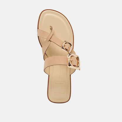 Shore Camel Suede Sandals | Dolce Vita