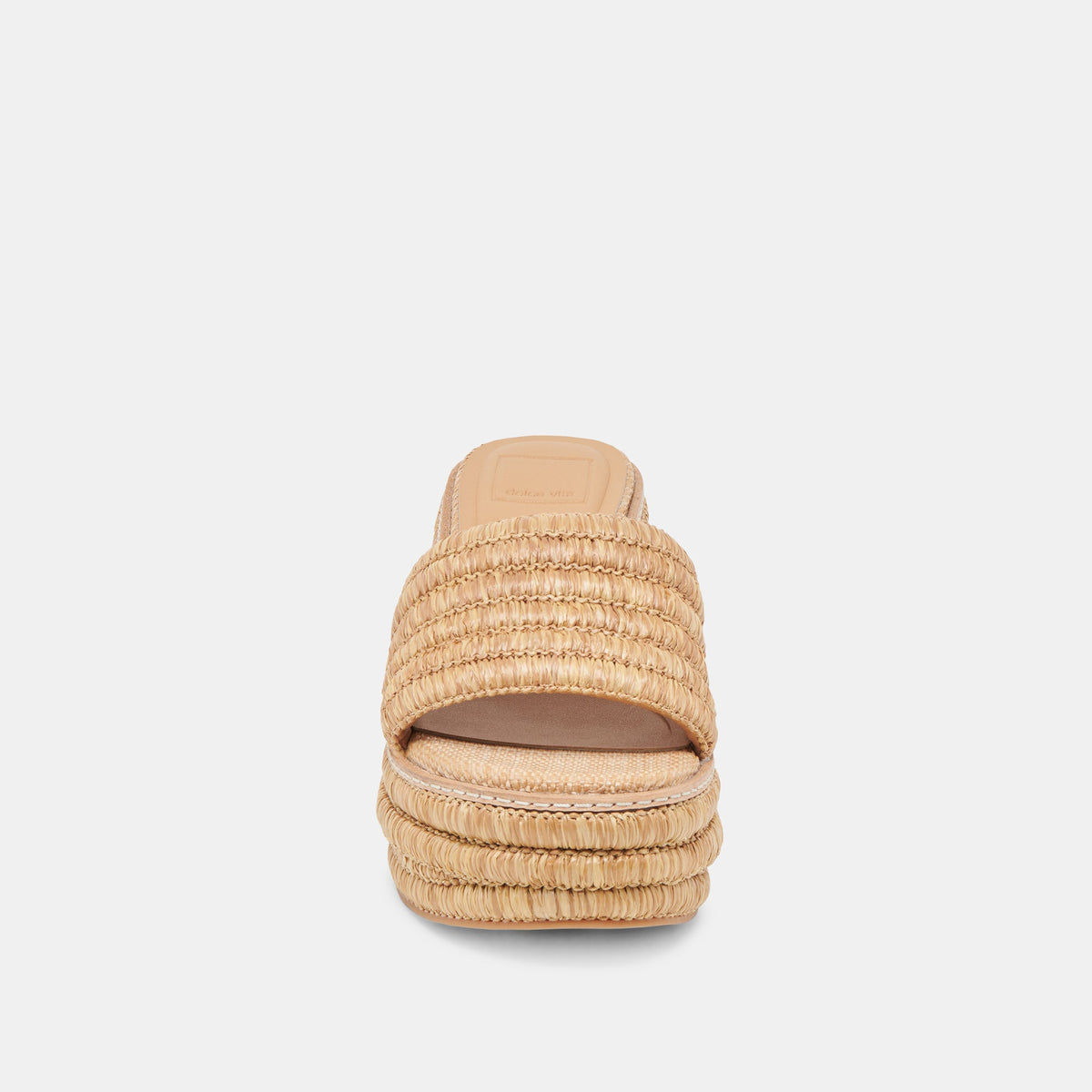 Throne Lt Natural Raffia Wedges | Dolce Vita
