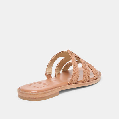 EMON Caramel Stella Slide Open-Toe Sandals | Dolce Vita