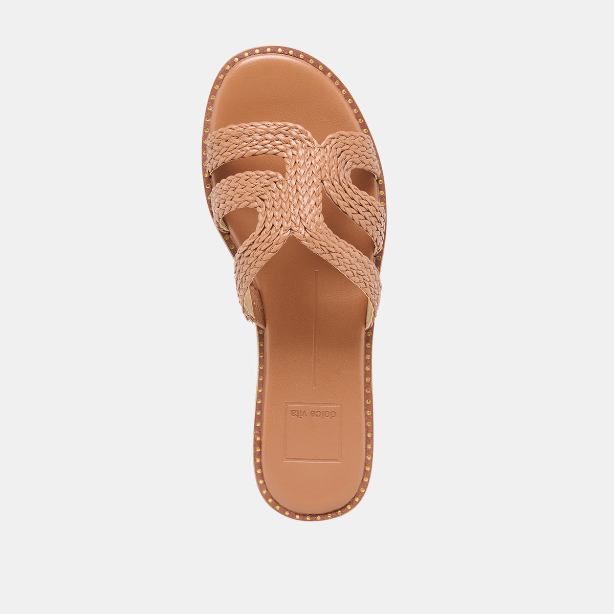 EMON Caramel Stella Slide Open-Toe Sandals | Dolce Vita