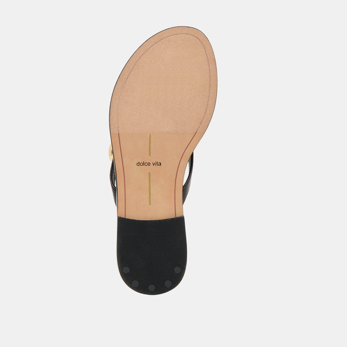 Juny Black Leather Sandals | Dolce Vita