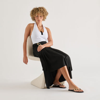Juny Black Leather Sandals | Dolce Vita