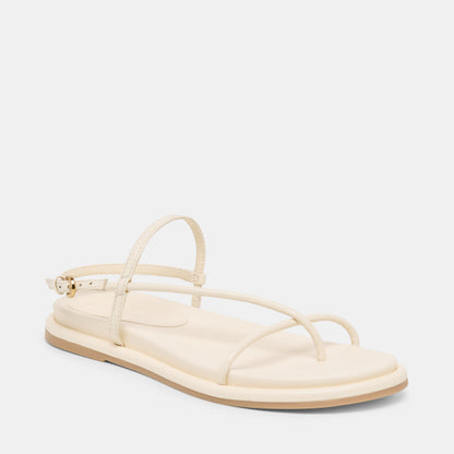Dom Off White Leather Sandals | Dolce Vita