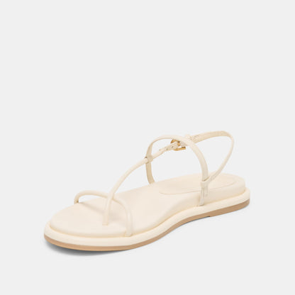 Dom Off White Leather Sandals | Dolce Vita