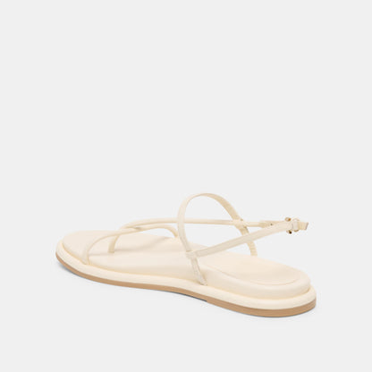 Dom Off White Leather Sandals | Dolce Vita