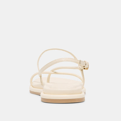 Dom Off White Leather Sandals | Dolce Vita