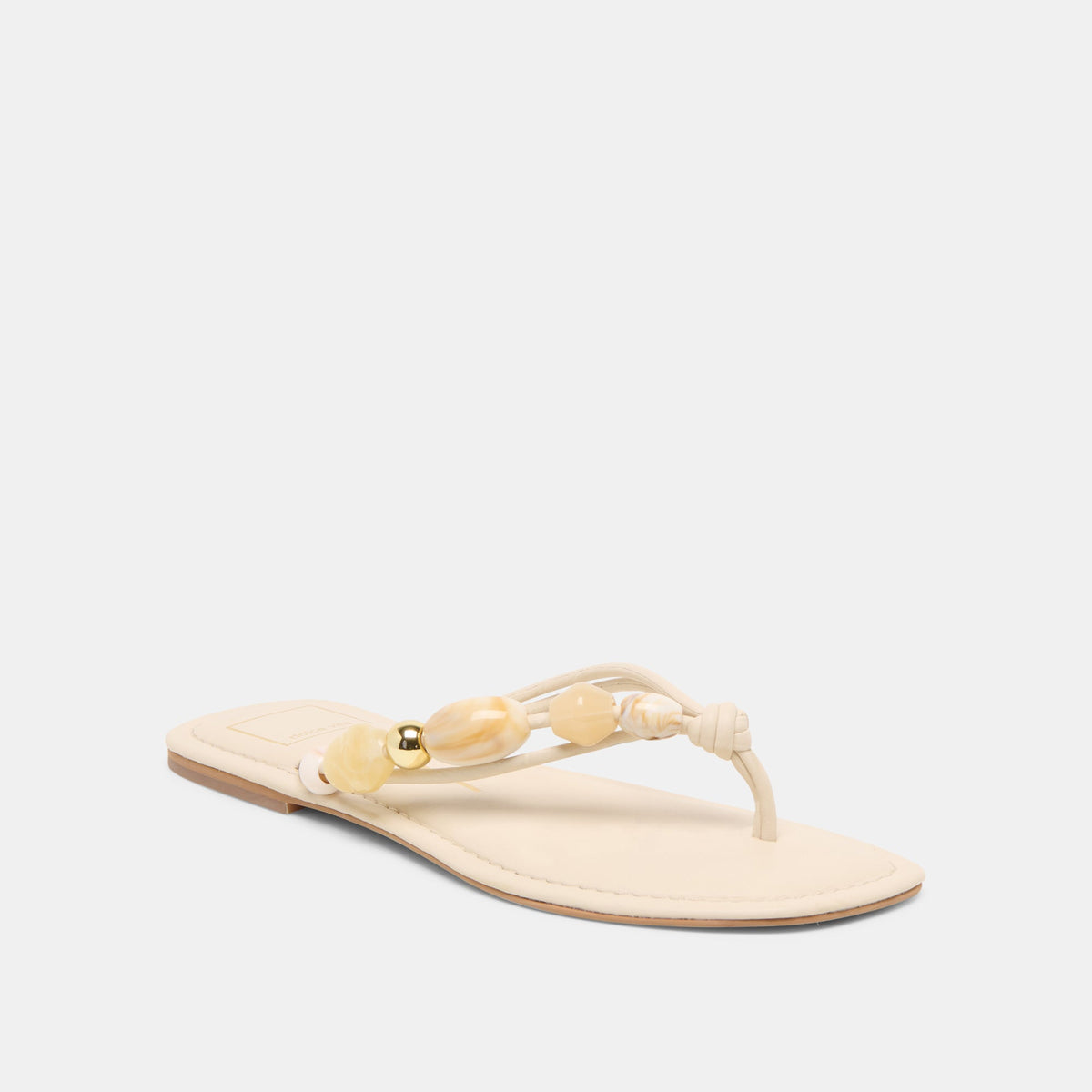 Cely Ivory Leather Sandals | Dolce Vita