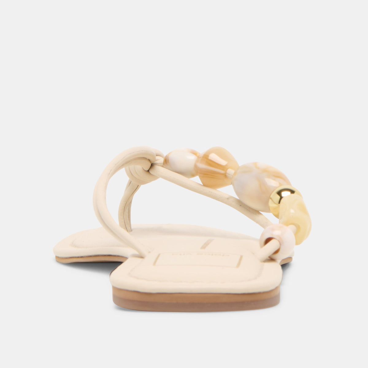 Cely Ivory Leather Sandals | Dolce Vita