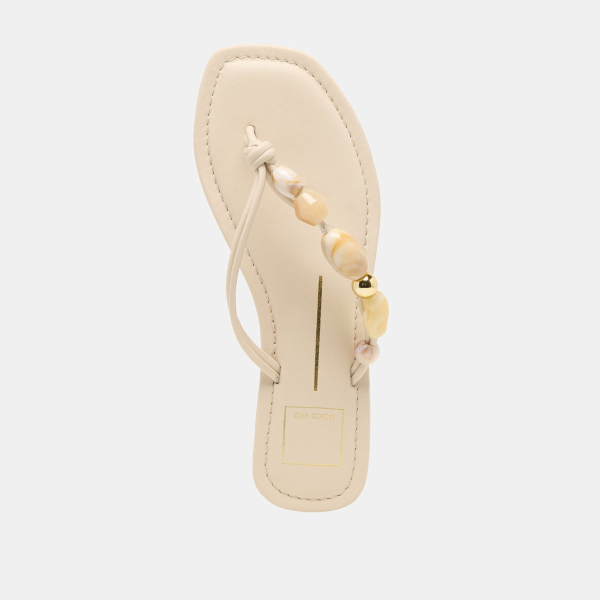 Cely Ivory Leather Sandals | Dolce Vita