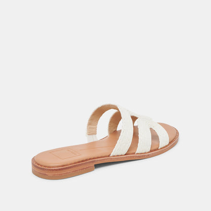 EMON SANDALS WHITE RAFFIA
 – Dolce Vita | Dolce Vita