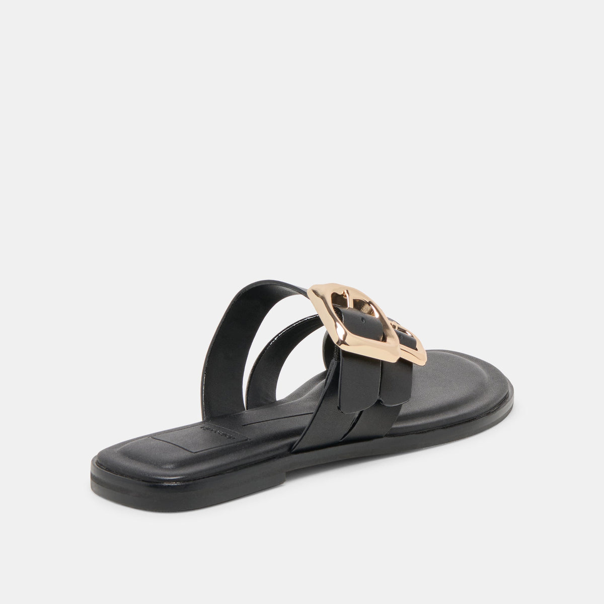 Shore Black Leather Sandals | Dolce Vita