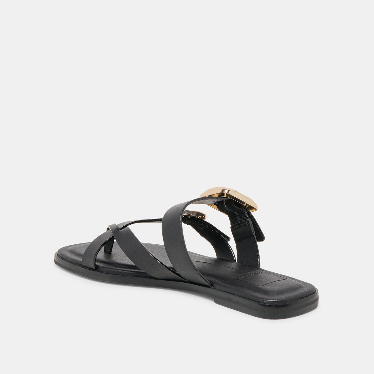 Shore Black Leather Sandals | Dolce Vita