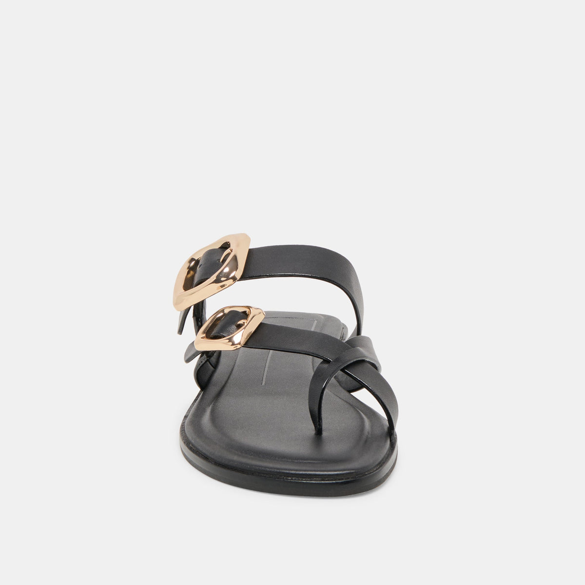 Shore Black Leather Sandals | Dolce Vita
