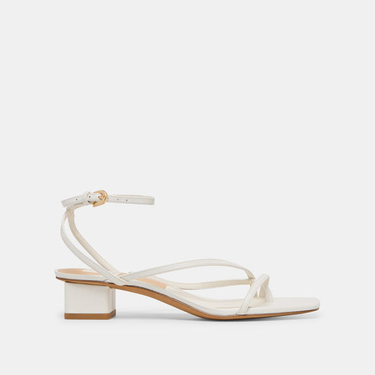 Karlos True White Leather Sandals | Dolce Vita