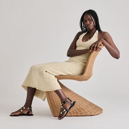 Jayde Black Leather Sandals | Dolce Vita