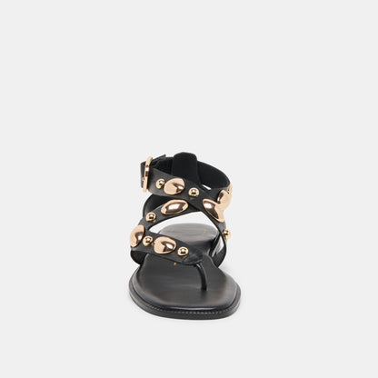 Jayde Black Leather Sandals | Dolce Vita