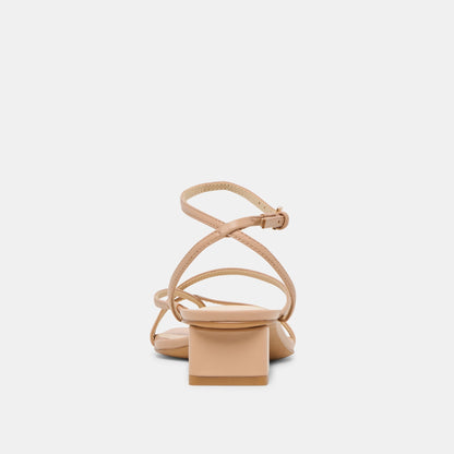 Karlos Wide Lt Tan Leather Sandals | Dolce Vita