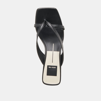 BREVEL WIDE HEELS ONYX LEATHER
 – Dolce Vita | Dolce Vita