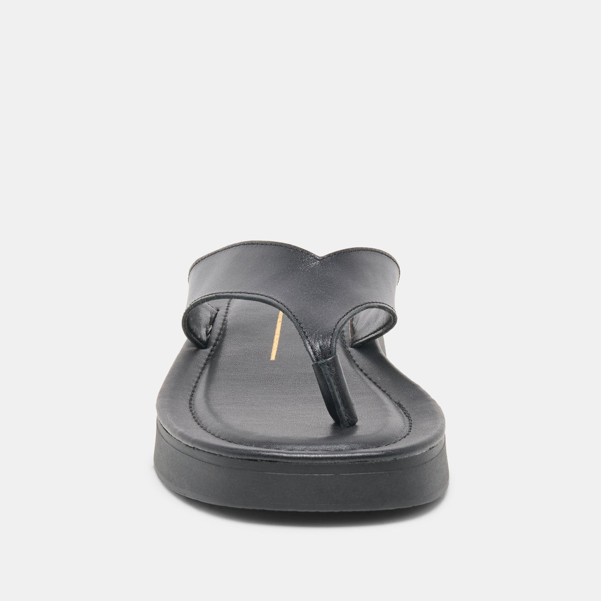 BLAYZE Black Leather Platform Flip-Flop Sandals | Dolce Vita