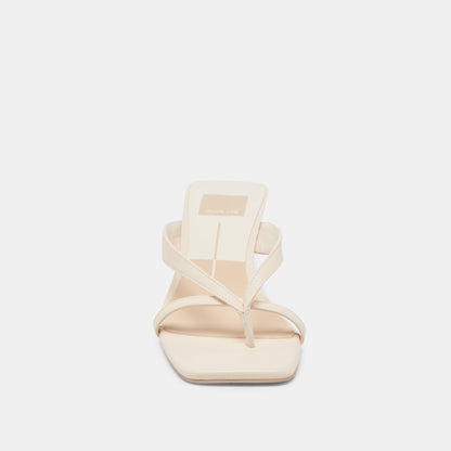 Brevel Wide Bone Leather Heels | Dolce Vita