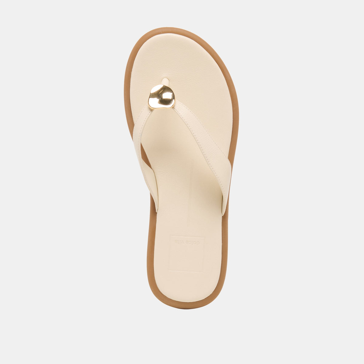 Jaina Bone Leather Sandals | Dolce Vita