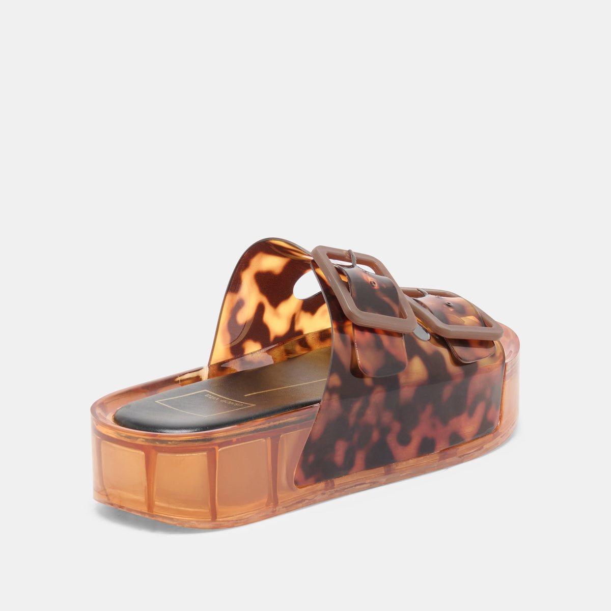 JULIO X Tortoise Vinyl Jelly Platform Sandals | Dolce Vita