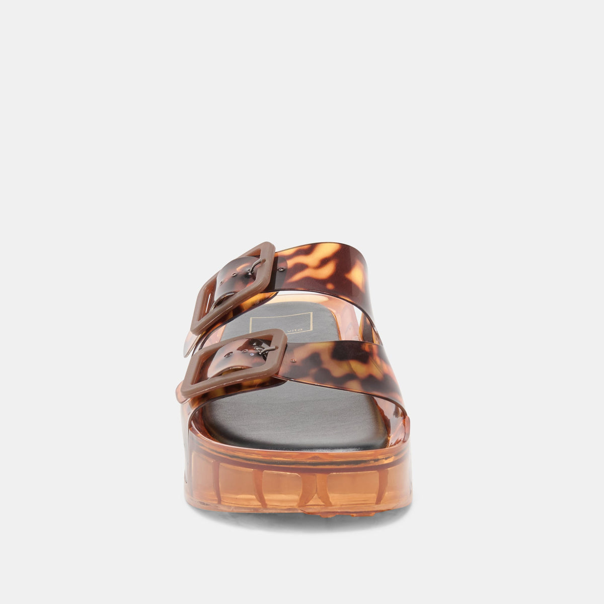 JULIO X Tortoise Vinyl Jelly Platform Sandals | Dolce Vita