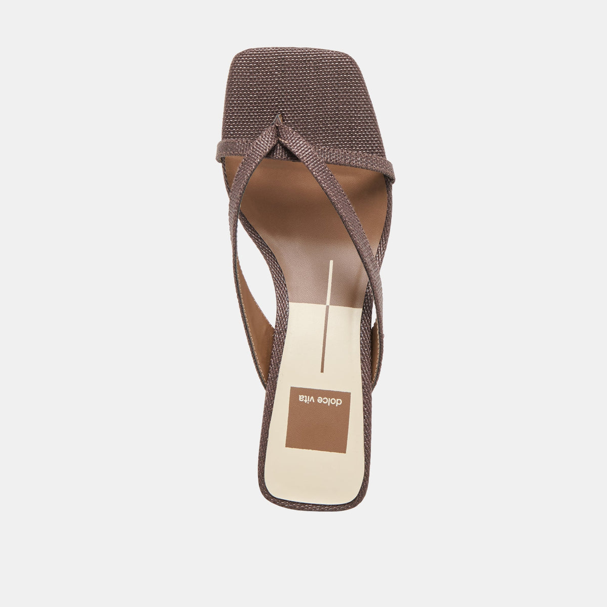 Brevel Chocolate Raffia Heels | Dolce Vita