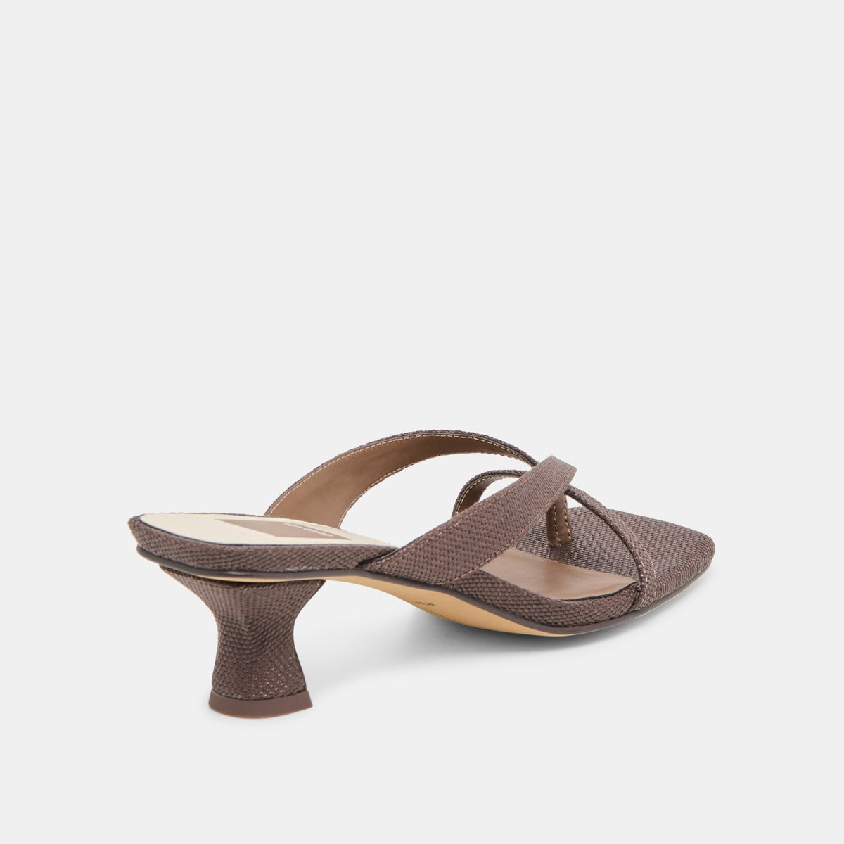Brevel Chocolate Raffia Heels | Dolce Vita