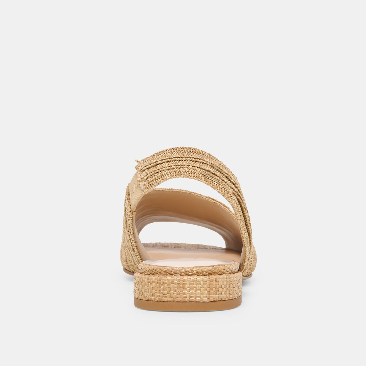 MARZY Natural Raffia Slingback Peep-Toe Sandals | Dolce Vita