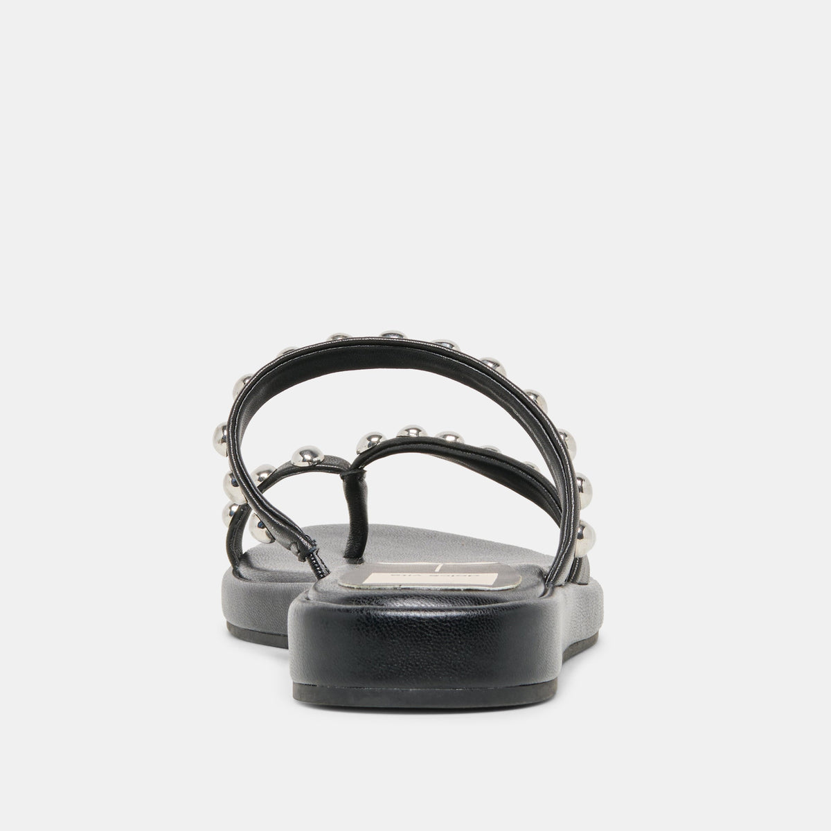 Amary Stud Black Leather Sandals | Dolce Vita